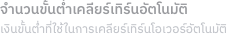 จำนวนขั้นต่ำเคลียร์เทิร์น